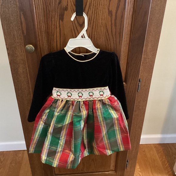NEW Girls Bonnie Jean Velvet Holiday Dress - Picture 1 of 2